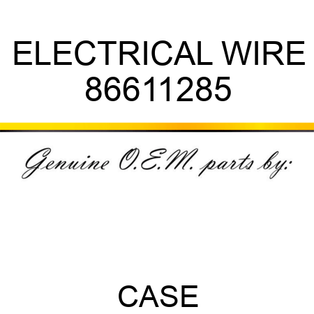 ELECTRICAL WIRE 86611285