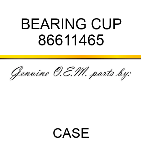 BEARING CUP 86611465