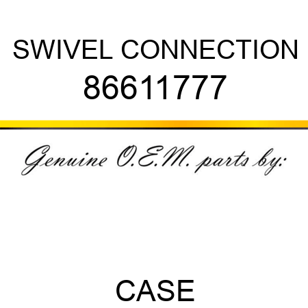 SWIVEL CONNECTION 86611777
