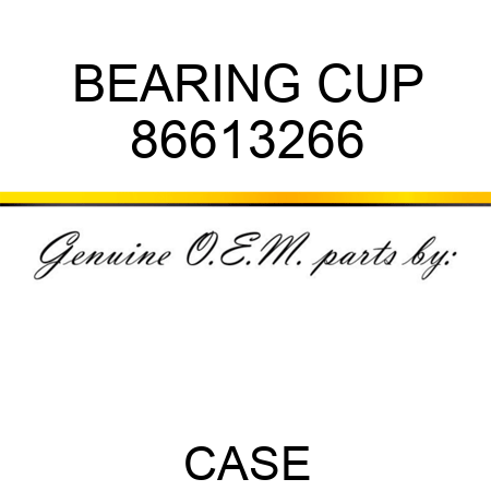 BEARING, CUP 86613266