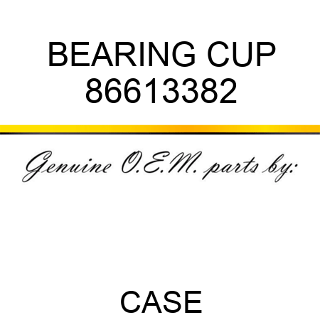 BEARING CUP 86613382