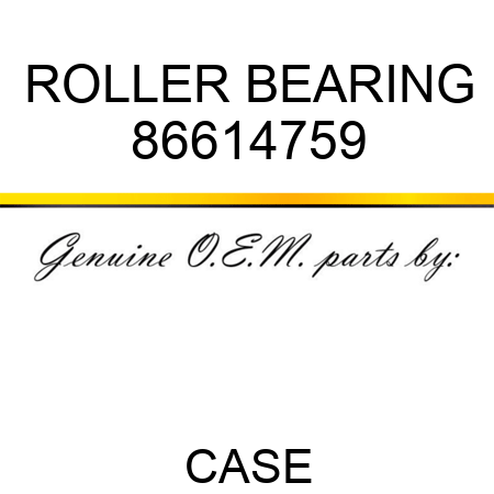 ROLLER BEARING 86614759