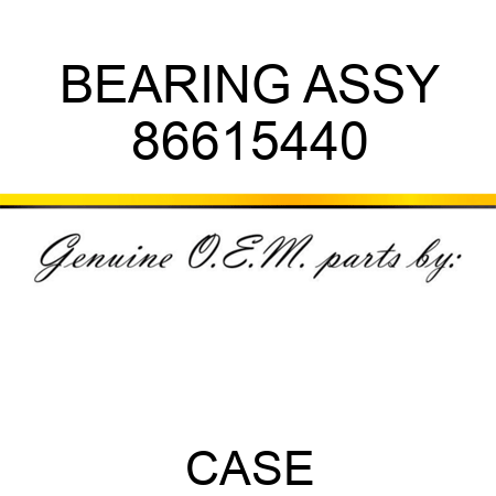 BEARING ASSY 86615440