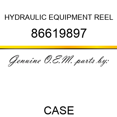 HYDRAULIC EQUIPMENT REEL 86619897