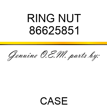 RING NUT 86625851
