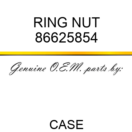 RING NUT 86625854