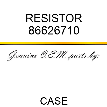 RESISTOR 86626710