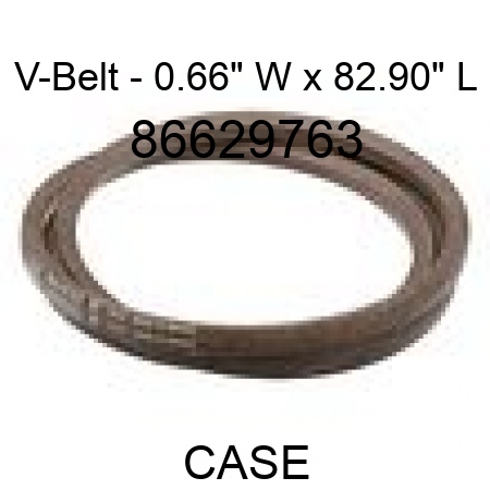 V-Belt - 0.66" W x 82.90" L 86629763