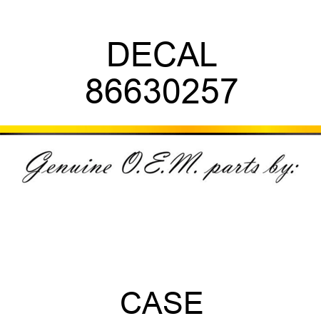 DECAL 86630257
