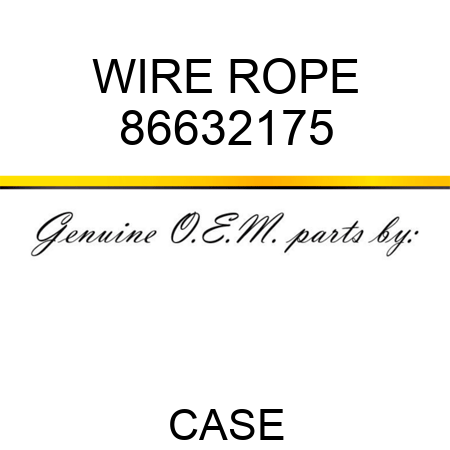 WIRE ROPE 86632175