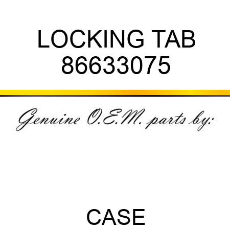 LOCKING TAB 86633075
