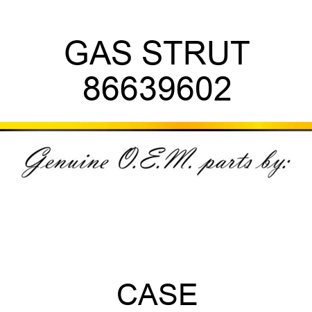 GAS STRUT 86639602