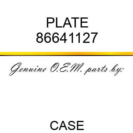 PLATE 86641127