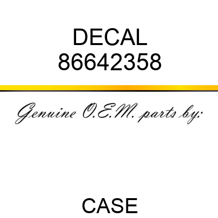 DECAL 86642358