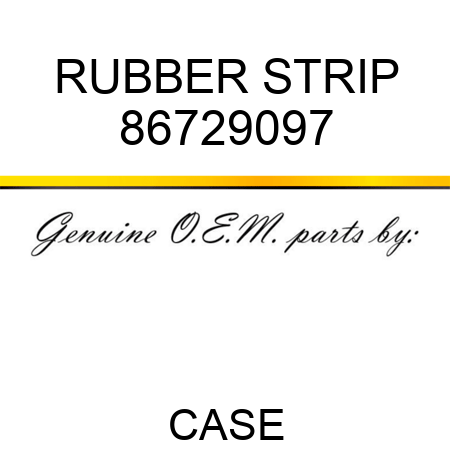 RUBBER STRIP 86729097