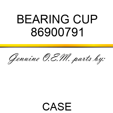 BEARING, CUP 86900791