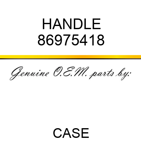 HANDLE 86975418