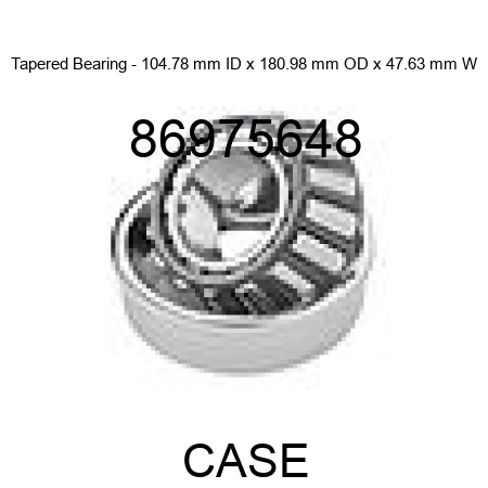 Tapered Bearing - 104.78 mm ID x 180.98 mm OD x 47.63 mm W 86975648