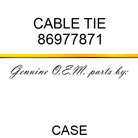 CABLE TIE 86977871