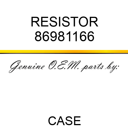 RESISTOR 86981166