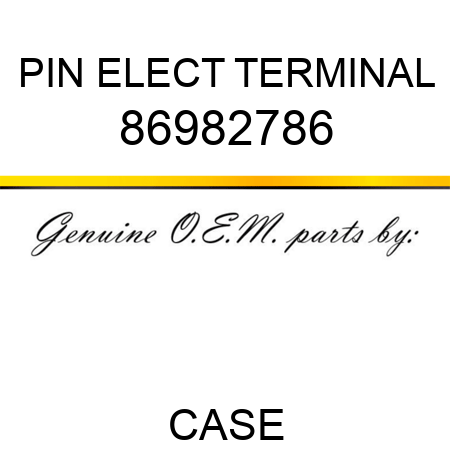 PIN, ELECT TERMINAL 86982786