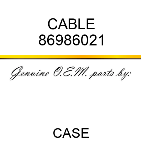 CABLE 86986021