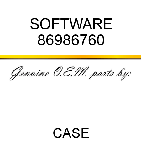 SOFTWARE 86986760