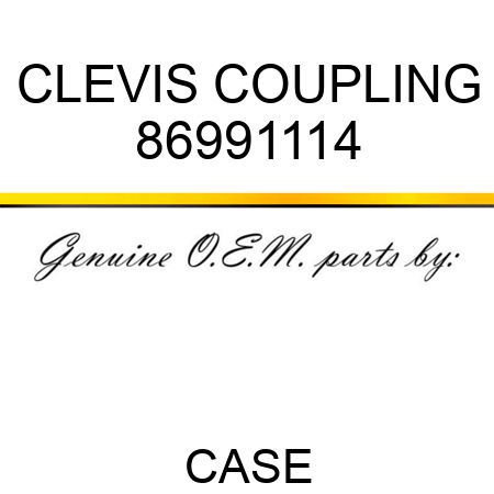 CLEVIS COUPLING 86991114