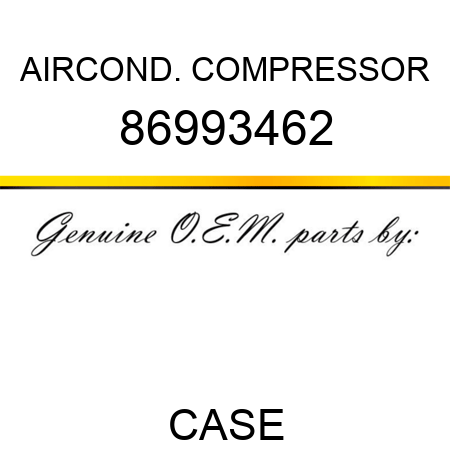 AIRCOND. COMPRESSOR 86993462