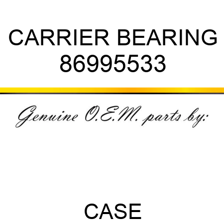 CARRIER, BEARING 86995533