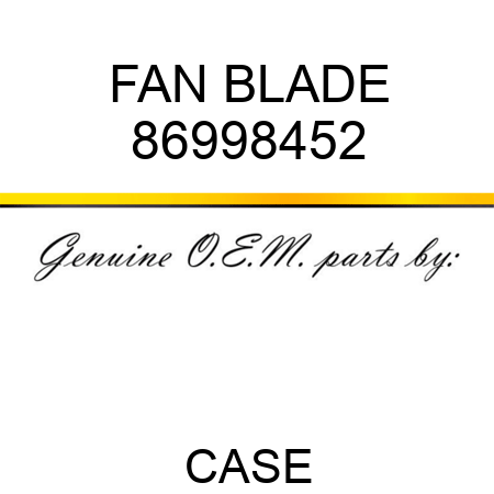FAN BLADE 86998452