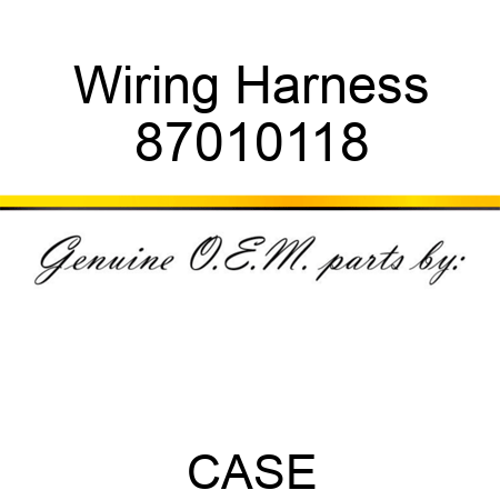 Wiring Harness 87010118