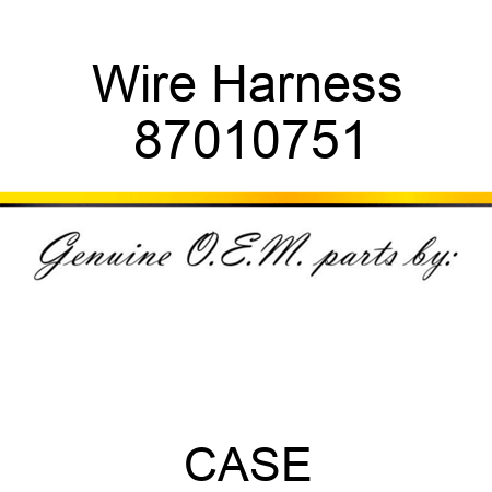 Wire Harness 87010751