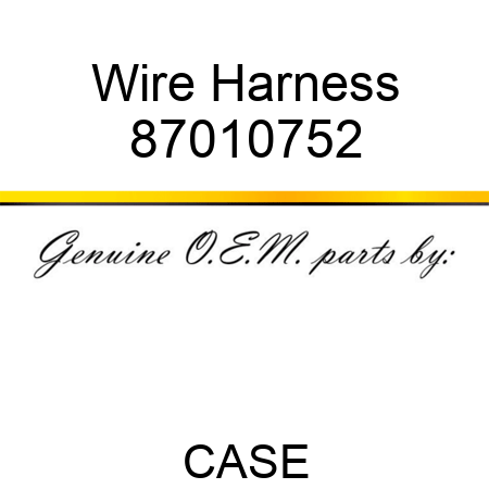 Wire Harness 87010752