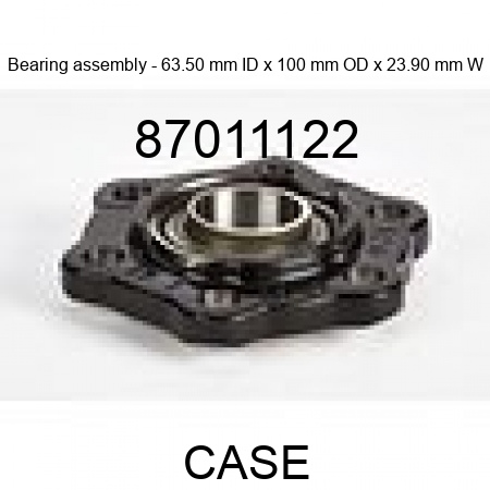 Bearing assembly - 63.50 mm ID x 100 mm OD x 23.90 mm W 87011122