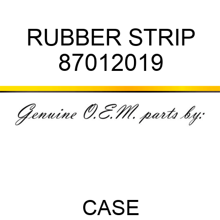 RUBBER STRIP 87012019