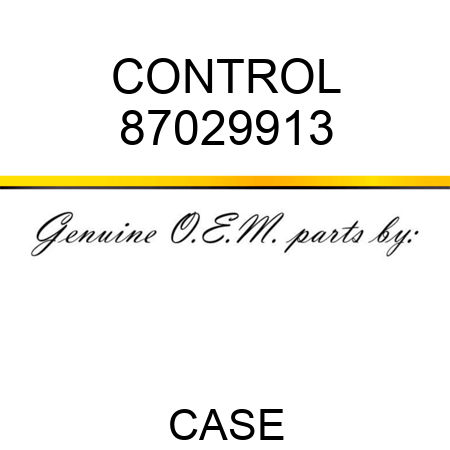 CONTROL 87029913