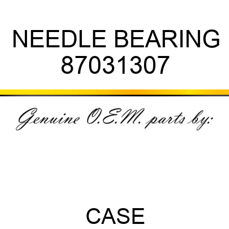 NEEDLE BEARING 87031307