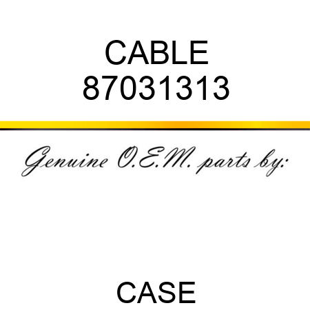 CABLE 87031313