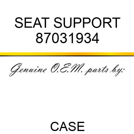 SEAT SUPPORT 87031934