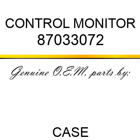 CONTROL MONITOR 87033072