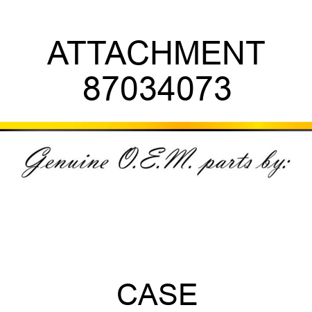 ATTACHMENT 87034073