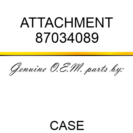 ATTACHMENT 87034089