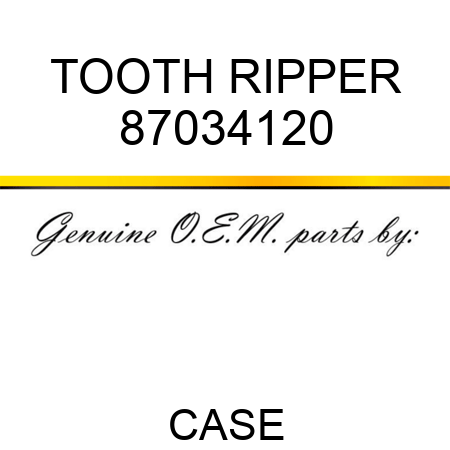 TOOTH, RIPPER 87034120