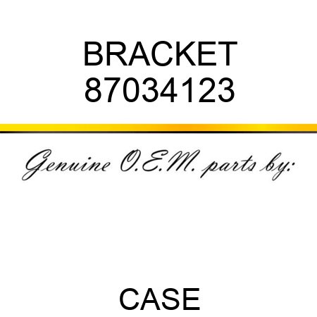 BRACKET 87034123
