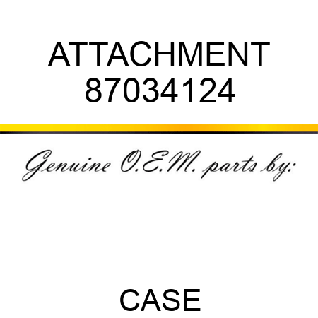 ATTACHMENT 87034124