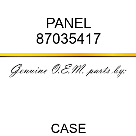 PANEL 87035417