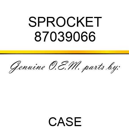SPROCKET 87039066