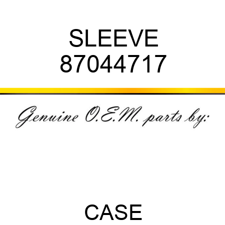 SLEEVE 87044717