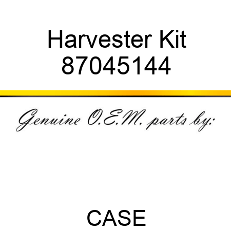 Harvester Kit 87045144